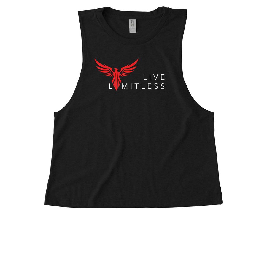Women's Tanks&nbsp;, a Deep Black Allmade Eco Triblend Women?s Muscle Tank