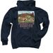 MISSPITS RESCUE Est. 2013, a Navy Pullover Hoodie