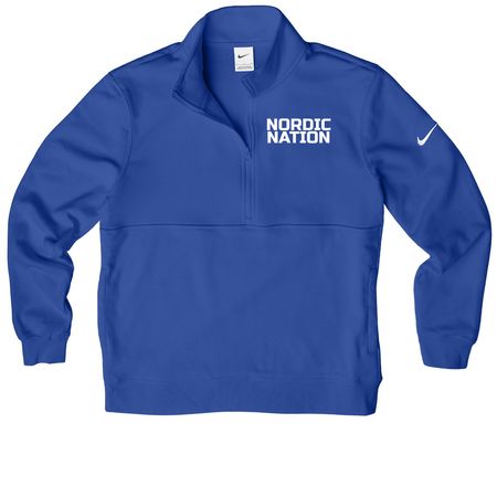 Nordic Nation Nike Collection, a Game Royal Nike Club Fleece Half Zip Pullover