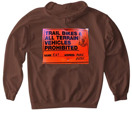ALL TERRAIN, a Cocoa Softstyle Pullover Hoodie