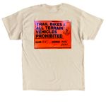 ALL TERRAIN, a Sand Classic Unisex Tee (back-view)