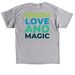 Kesem Love And Magic, a Sport Grey Classic Unisex Tee (back-view)