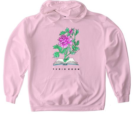 Curio Room, a Light Pink Gildan Softstyle Pullover Hoodie