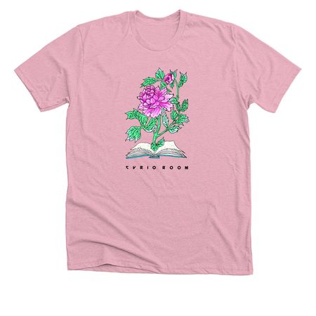 Curio Room, a Heather Pink Premium Unisex Tee
