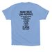 2026 Legacy Shirt -with extra Graphic on back, a Carolina Blue Premium Cotton Tee (back-view)