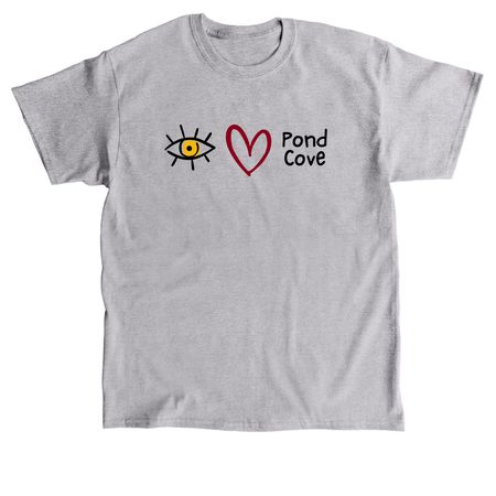 Eye Heart Pond Cove, a Sport Grey Classic Unisex Tee