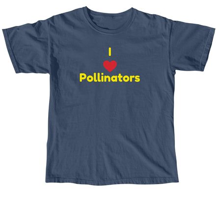 I ?? Pollinators, a Midnight Comfort Colors Unisex Tee