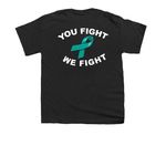 ECM Squad Shirts, a Black Youth Unisex Tee (back-view)
