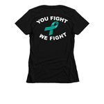 ECM Squad Shirts, a Black Women's Slim Fit Tee (back-view)