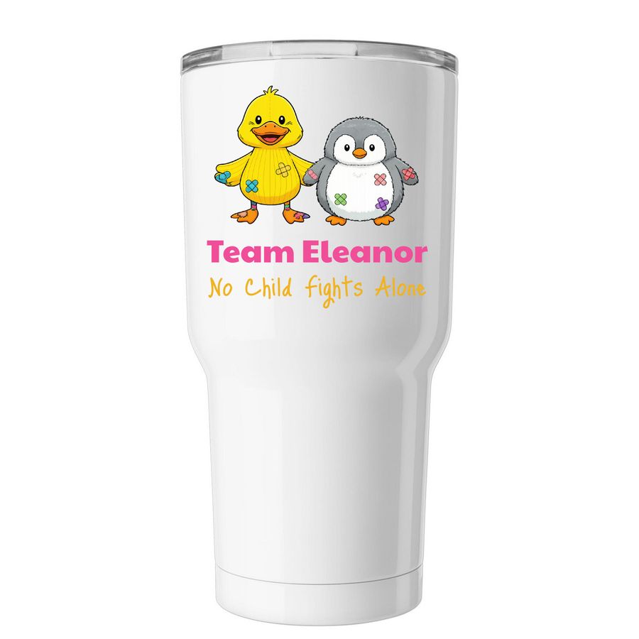 Team Eleanor - Tumblers, a White Insulated Tumbler