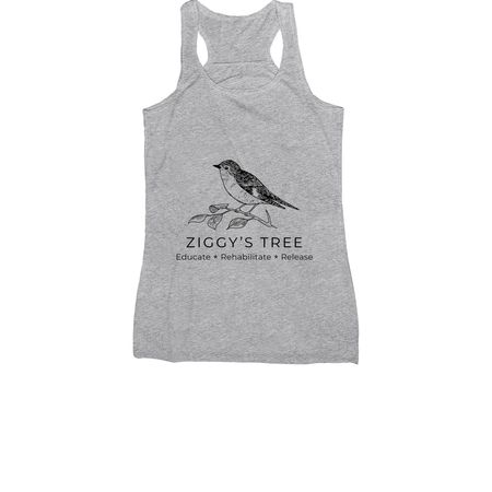 Ziggy?s Tree Tanks, a Athletic Heather Women's Racerback