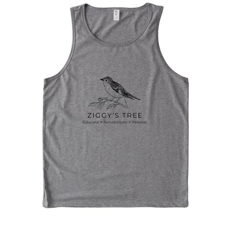 Ziggy?s Tree Tanks, a Aluminum Grey Allmade Eco Triblend Tank