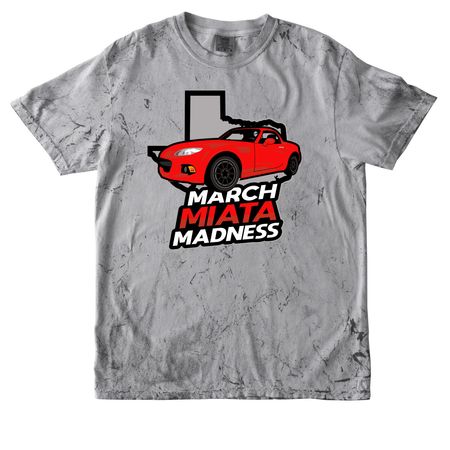 March Miata Madness, a Smoke Comfort Colors Colorblast Tee