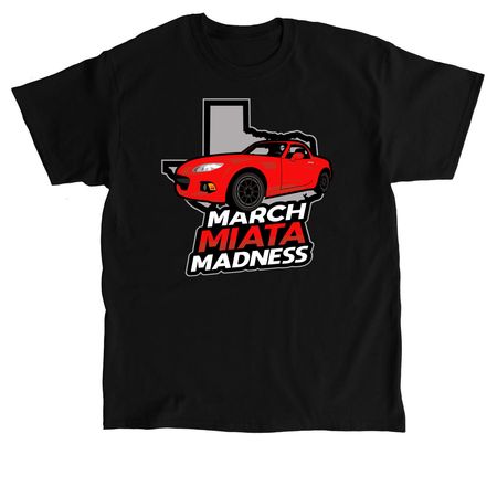 March Miata Madness, a Black Classic Unisex Tee