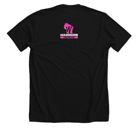 More Than Enough | Warriors Black, a Solid Black Blend Premium Unisex Tee (back-view)