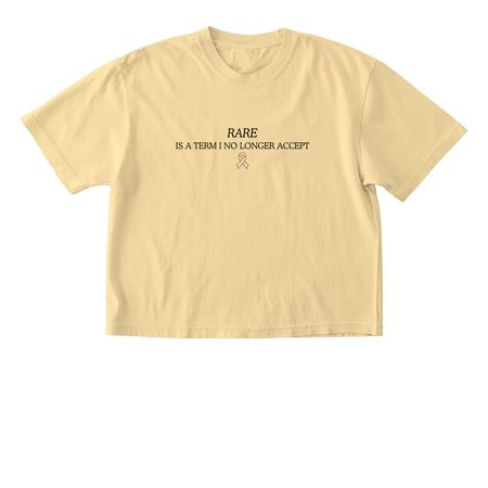 RARE is a term I no longer accept, a Butter Comfort Colors Boxy Tee
