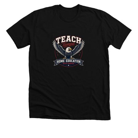 TEACH Tampa, a Solid Black Blend Premium Unisex Tee