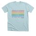Camp Twin Lakes, a Heather Ice Blue Premium Unisex Tee