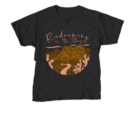 REDEEMING THE STORY, a Black Youth Unisex Tee