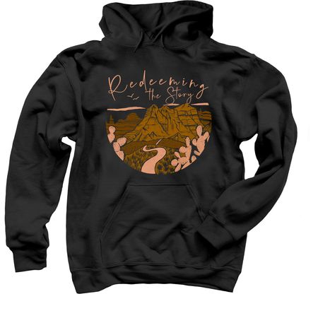 REDEEMING THE STORY, a Black Pullover Hoodie