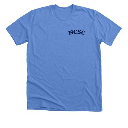 NCSC Water Test 2026, a Heather Columbia Blue Premium Unisex Tee