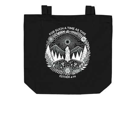 For Such A Time As This: Tote Bag, a Black Organic Cotton Tote Bag