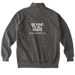 Board - Hawk, a Pepper Comfort Colors Quarter Zip Pullover (back-view)