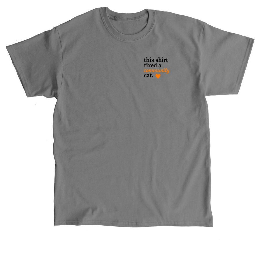 Inspired by Garfield&nbsp;, a Charcoal Classic Unisex Tee