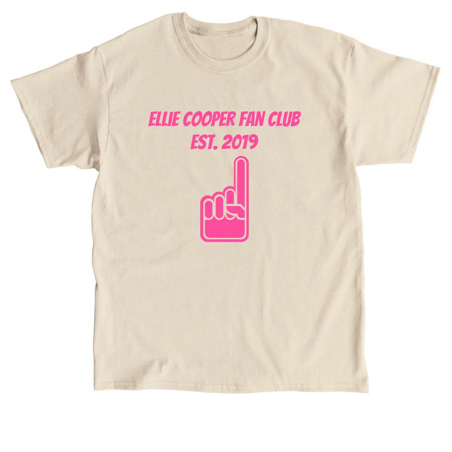 Ellie Cooper Fan Club, a Sand Classic Unisex Tee