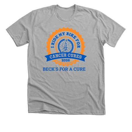 Fight for a cure, a Athletic Heather Premium Unisex Tee