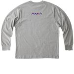 Deep in the Heart of Informatics, a Heather Grey Stanley/Stella Unisex Freestyler Heavyweight Long Sleeve Tee (back-view)