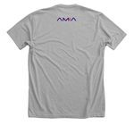 Deep in the Heart of Informatics, a Athletic Heather Premium Unisex Tee (back-view)