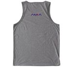 Deep in the Heart of Informatics, a Aluminum Grey Allmade Eco Triblend Tank (back-view)