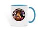 jen fell asleep, a Light Blue Two-Tone Ceramic Mug