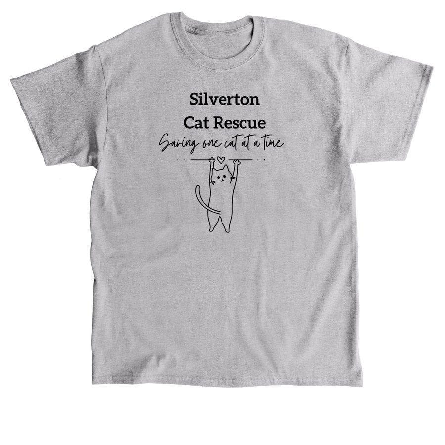 Saving one cat at a time, a Sport Grey Classic Unisex Tee