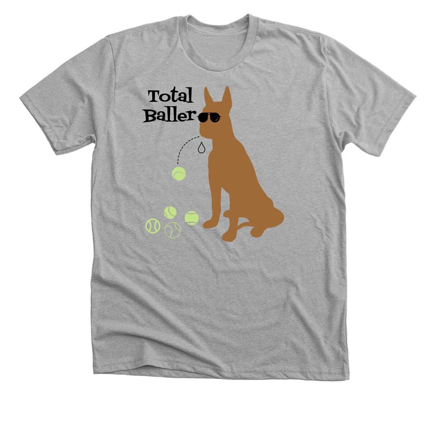 Total Baller Shirt, a Athletic Heather Premium Unisex Tee