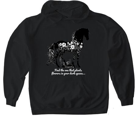 COMMITMENT MATTERS, a Black Gildan Softstyle Pullover Hoodie