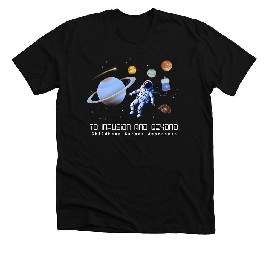 Infusion and Beyond, a Solid Black Blend Premium Unisex Tee