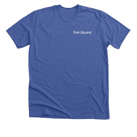 Strength is part of my story, a Solid True Royal Premium Unisex Tee (back-view)