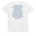October Awareness Shirts Batch 22, a Solid White Blend Premium Unisex Tee (back-view)