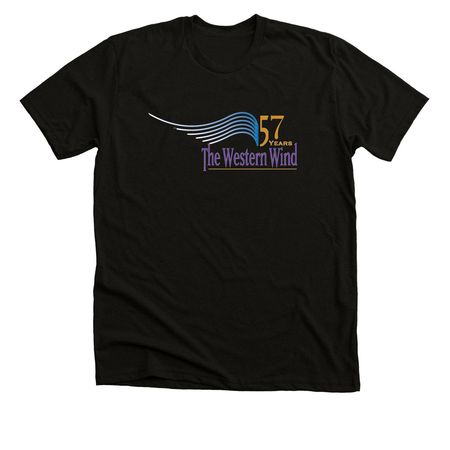 Western Wind T-Shirt 57, a Black Heather Premium Unisex Tee
