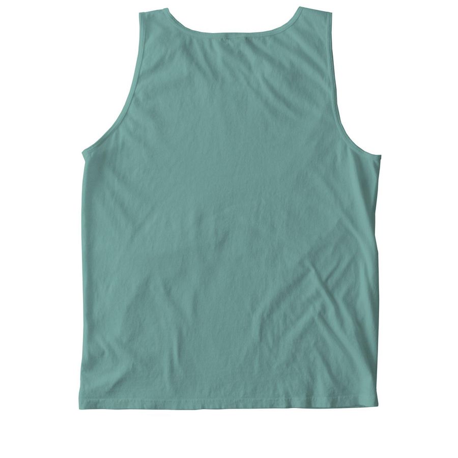 Est. 2017 Varsity Tee, a Seafoam Comfort Colors Tank Top (back-view)