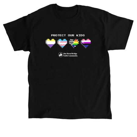 Protect Our Kids, a Black Classic Unisex Tee
