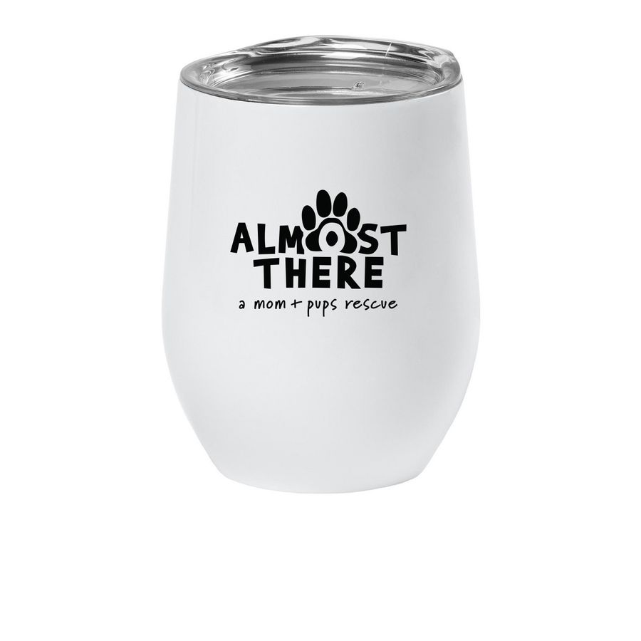 ATR Insulated Wine Tumbler, a White Insulated Wine Cup