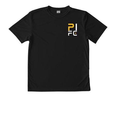 PIFC - Performance/Moisture Wicking, a Black Youth Performance Tee