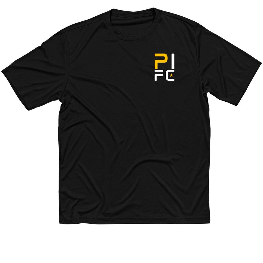 PIFC - Performance/Moisture Wicking, a Black Classic Performance Tee