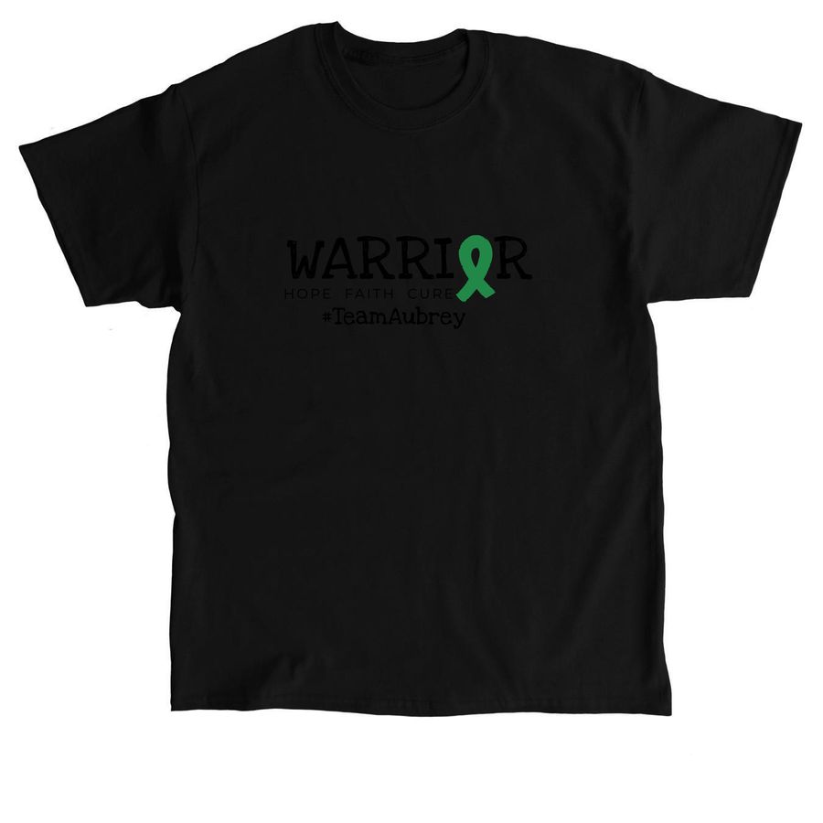 Support Aubrey, a Black Classic Unisex Tee