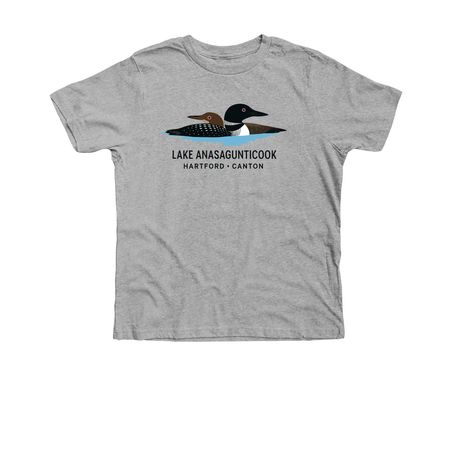 Mother and Child Loon, a Athletic Heather Premium Youth Tee