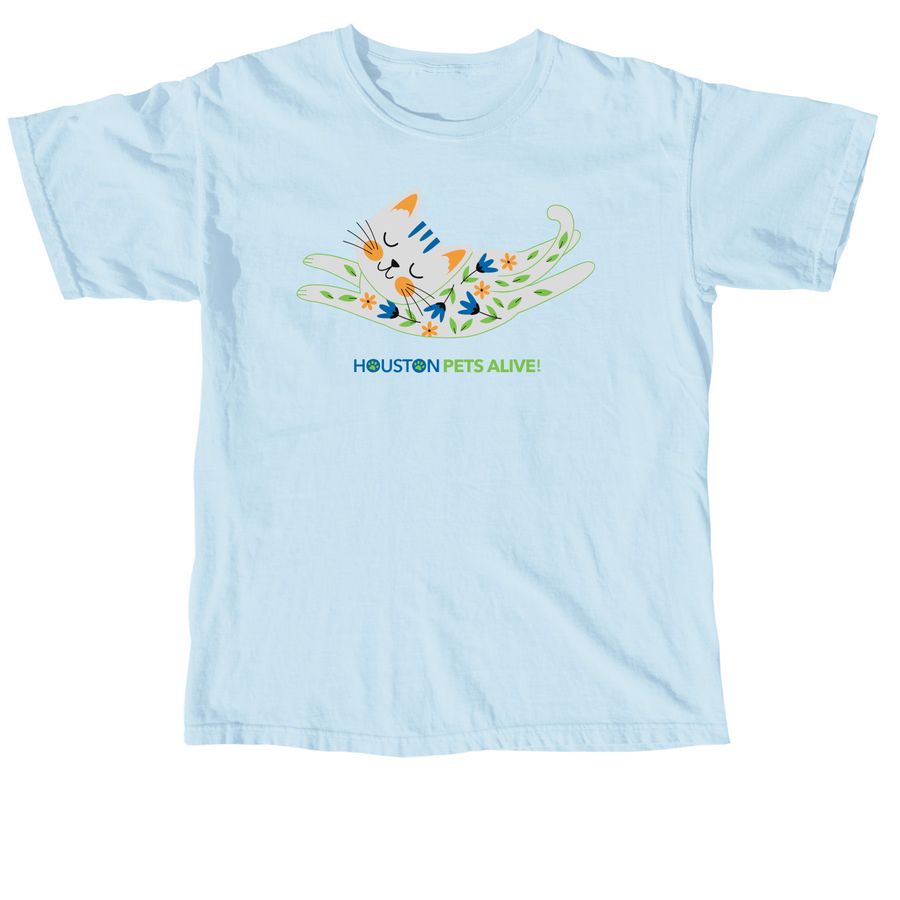 Petal Paws, a Chambray Comfort Colors Unisex Tee