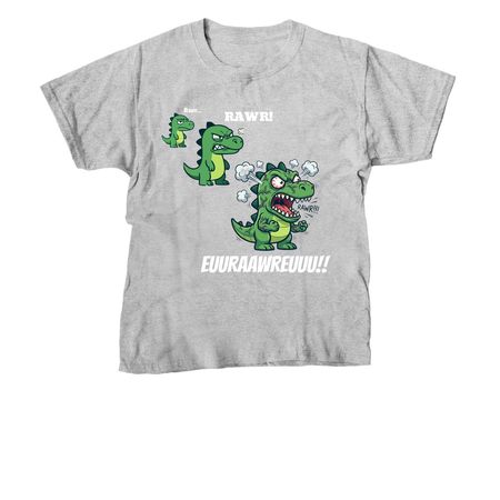 Rawr to the eurawreu, a Sport Grey Youth Unisex Tee